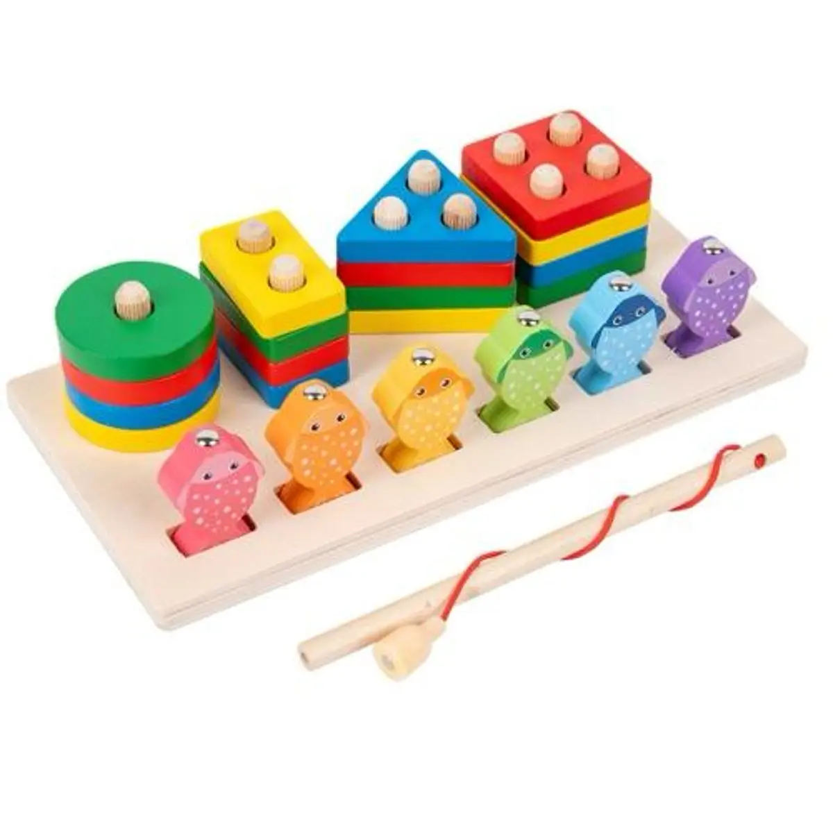 Wooden Fishing Column For Baby 2 In 1 - view 5