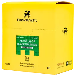 بلاك نايت أظرف التقطير البرازيل الجبل الأسود مجففة 5 أظرف