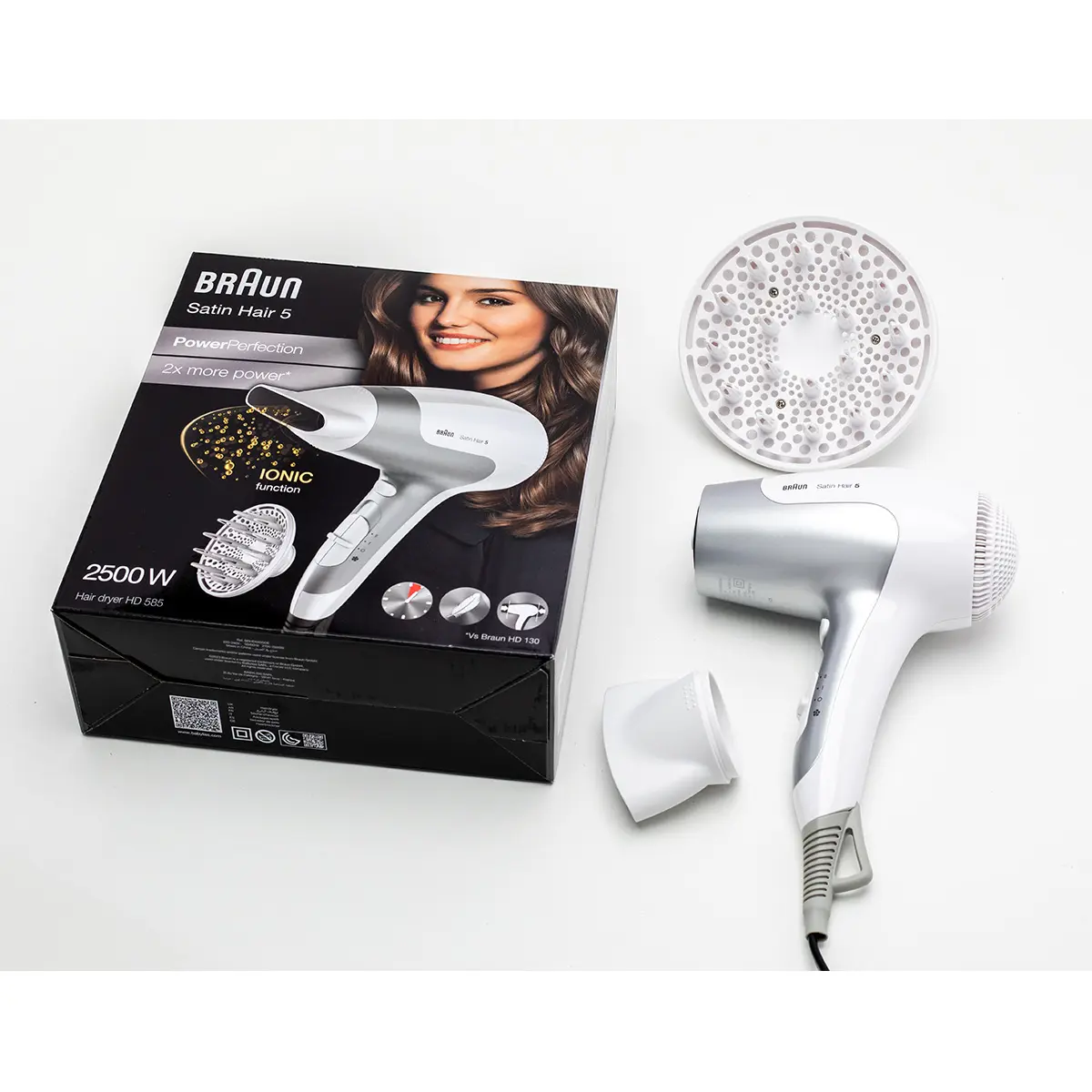 Braun Satin Hair 5 HD585 Hair Dryer With Diffuser And Ionic Function2500 Watts - view 3