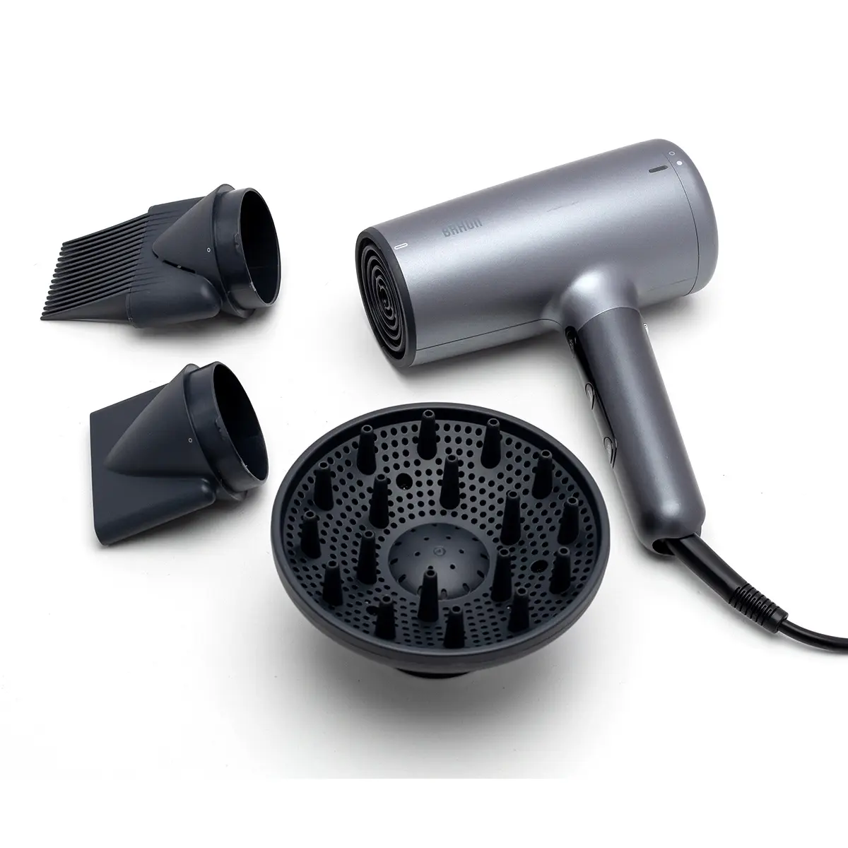 Braun Hair Dryer HDD430 Ultimate Performance Styling, Shine Electro Grey 2200 Watts  - view 2