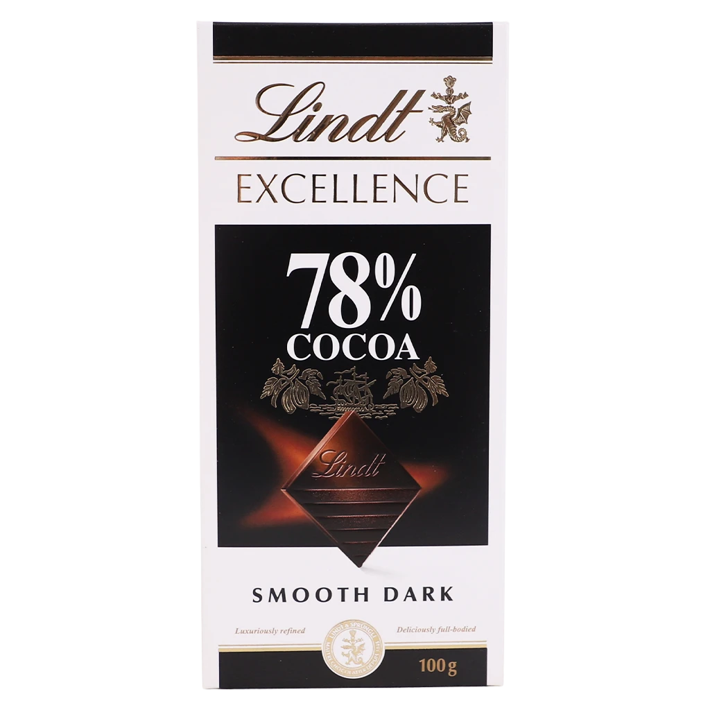 Lindt Excellence Dark 78% 100 gm