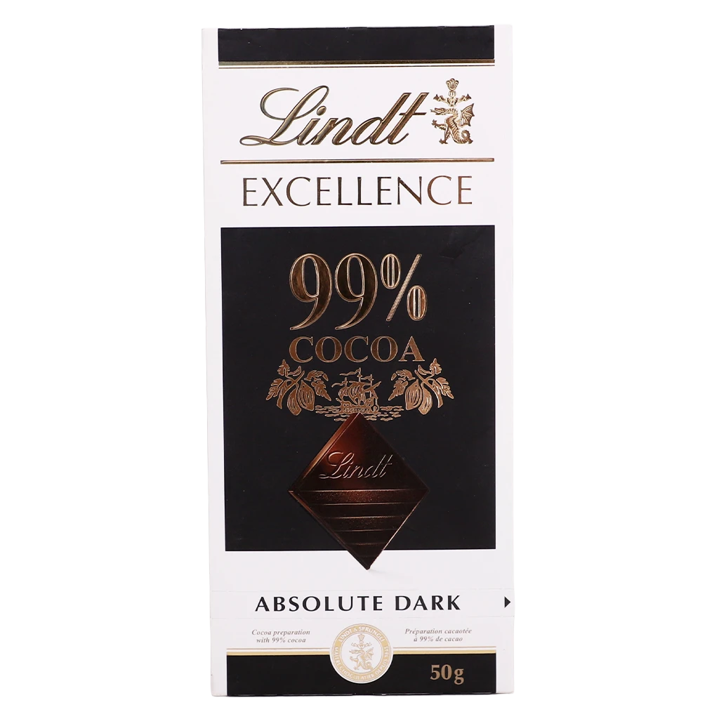 Lindt Excellence Dark 99% 50 gm