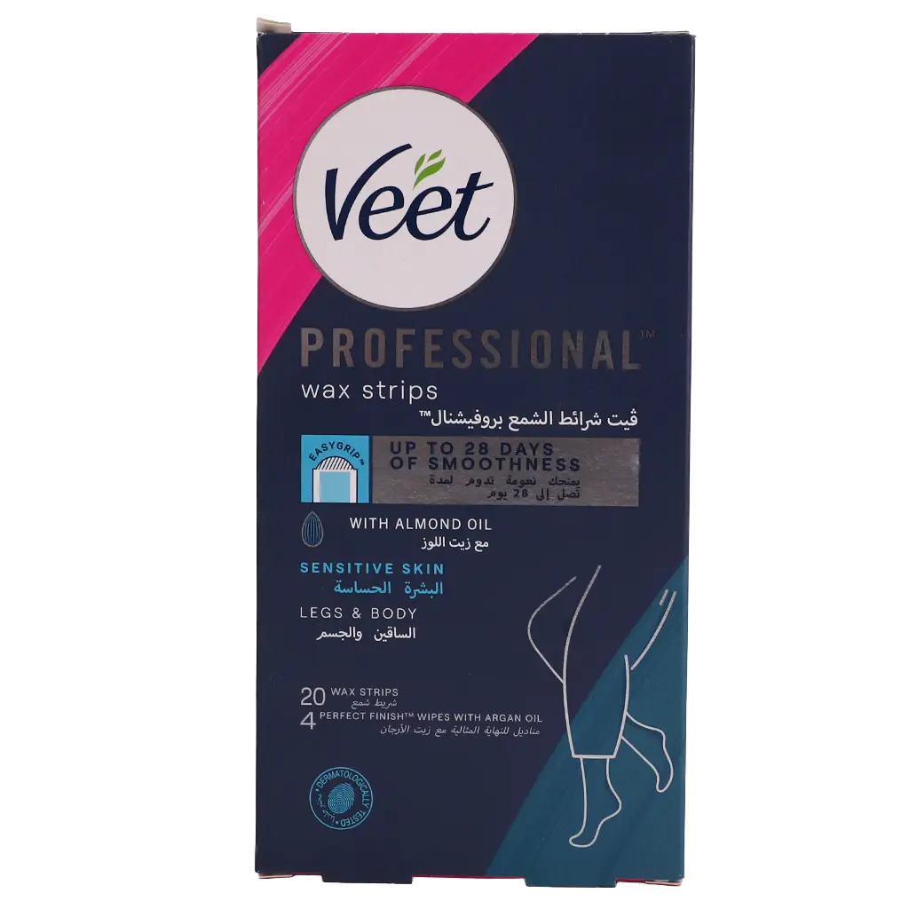 Veet Cold Wax Strips For Sensitive Skin 20 Pcs - view 2
