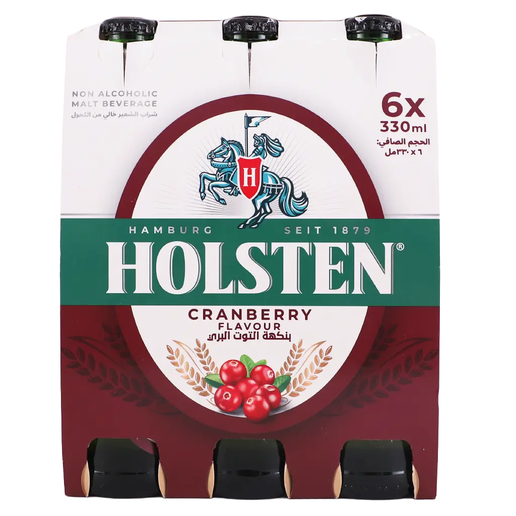 Holsten Malt Drink Cranberry 6 pcs 330 ml - view 2