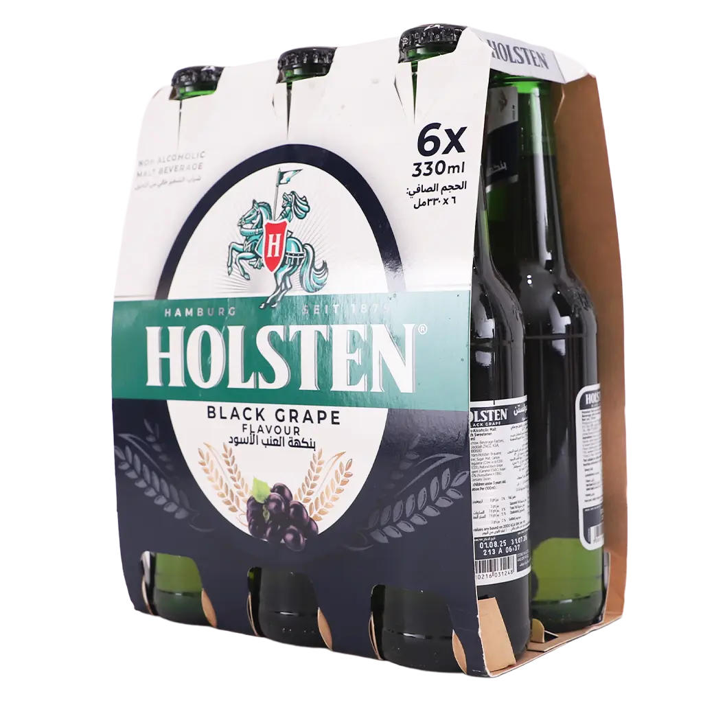 Holsten Malt Drink Black Grape 6 pcs 330 ml - view 1