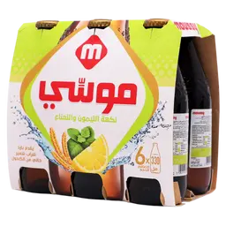 موسي شراب الشعير الليمون والنعناع 6 حبات 330 مل