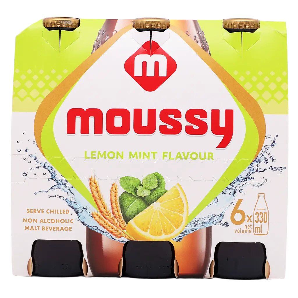 Moussy Malt Drink Lemon Mint 6 pcs 330 ml - view 3