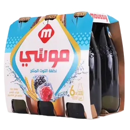 موسي شراب الشعير توت مثلج 6 حبات 330 مل