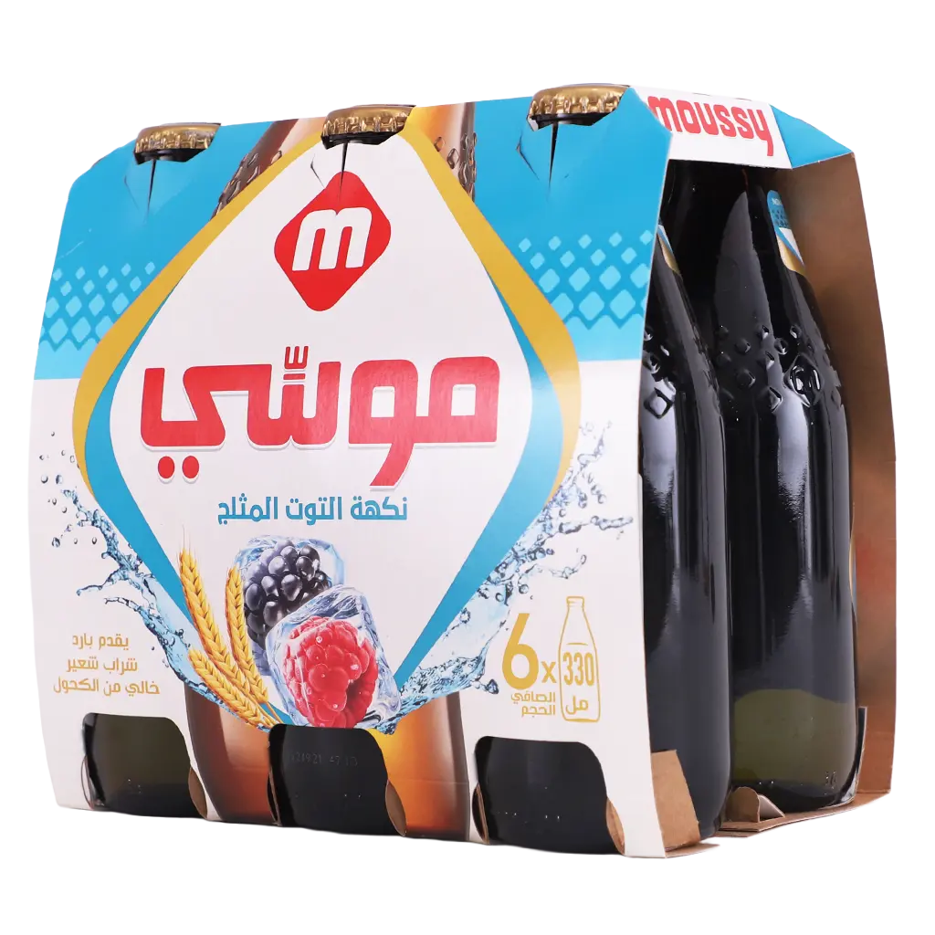 Moussy Malt Drink Ice Berry 6 pcs 330 ml - view 1