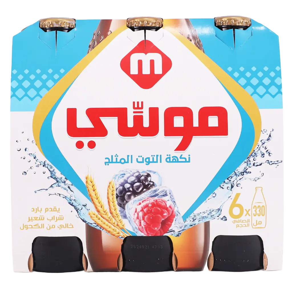 Moussy Malt Drink Ice Berry 6 pcs 330 ml - view 2