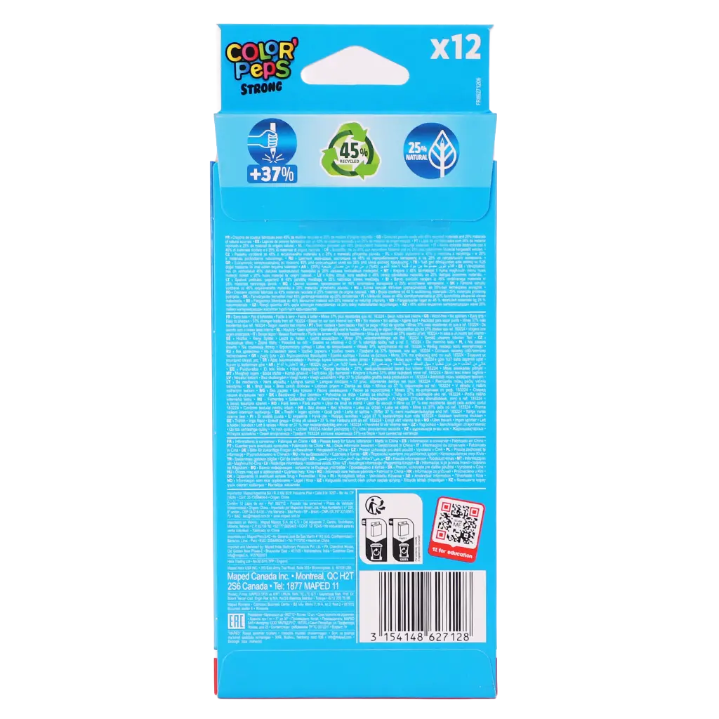 Maped Pencils Color Peps Strong 12 Color - view 2