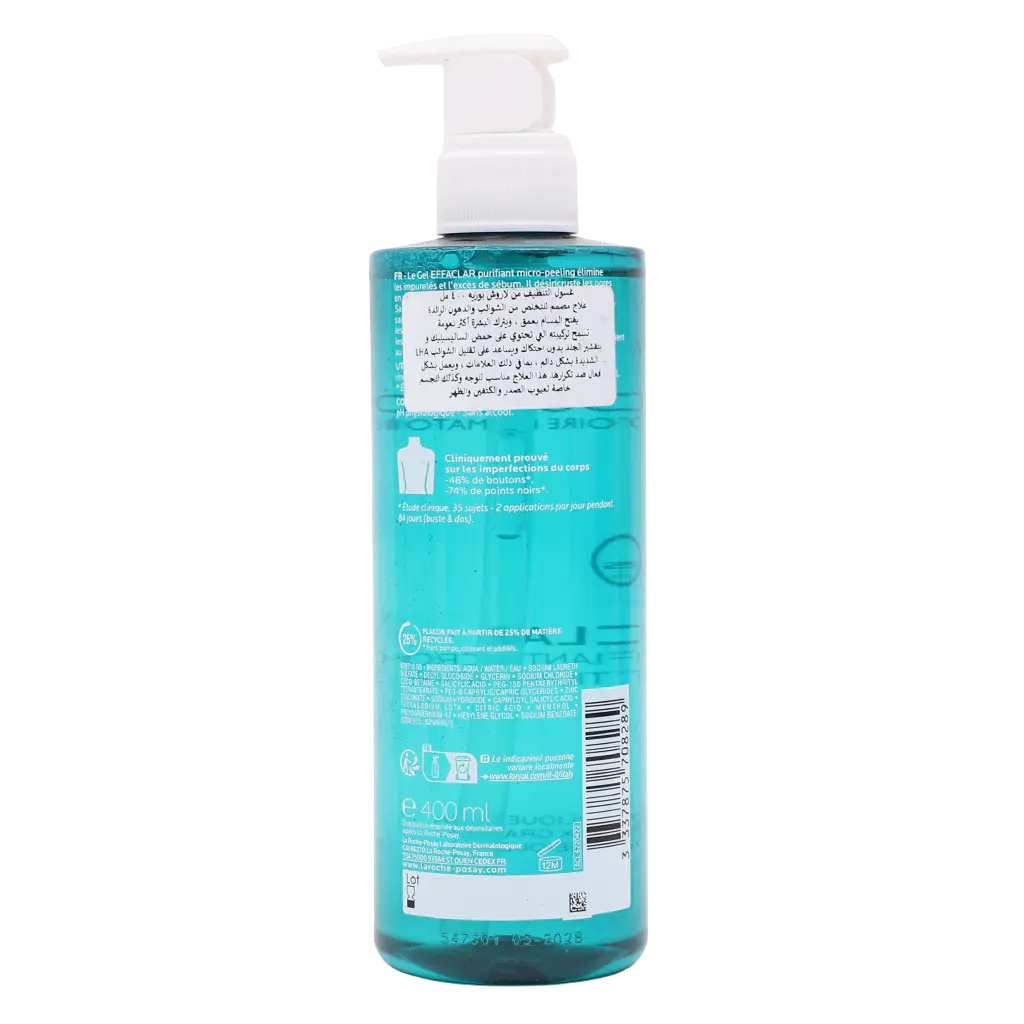 La Roche-Posay Effaclar Micro-peeling Purifying Gel 400ml - view 2