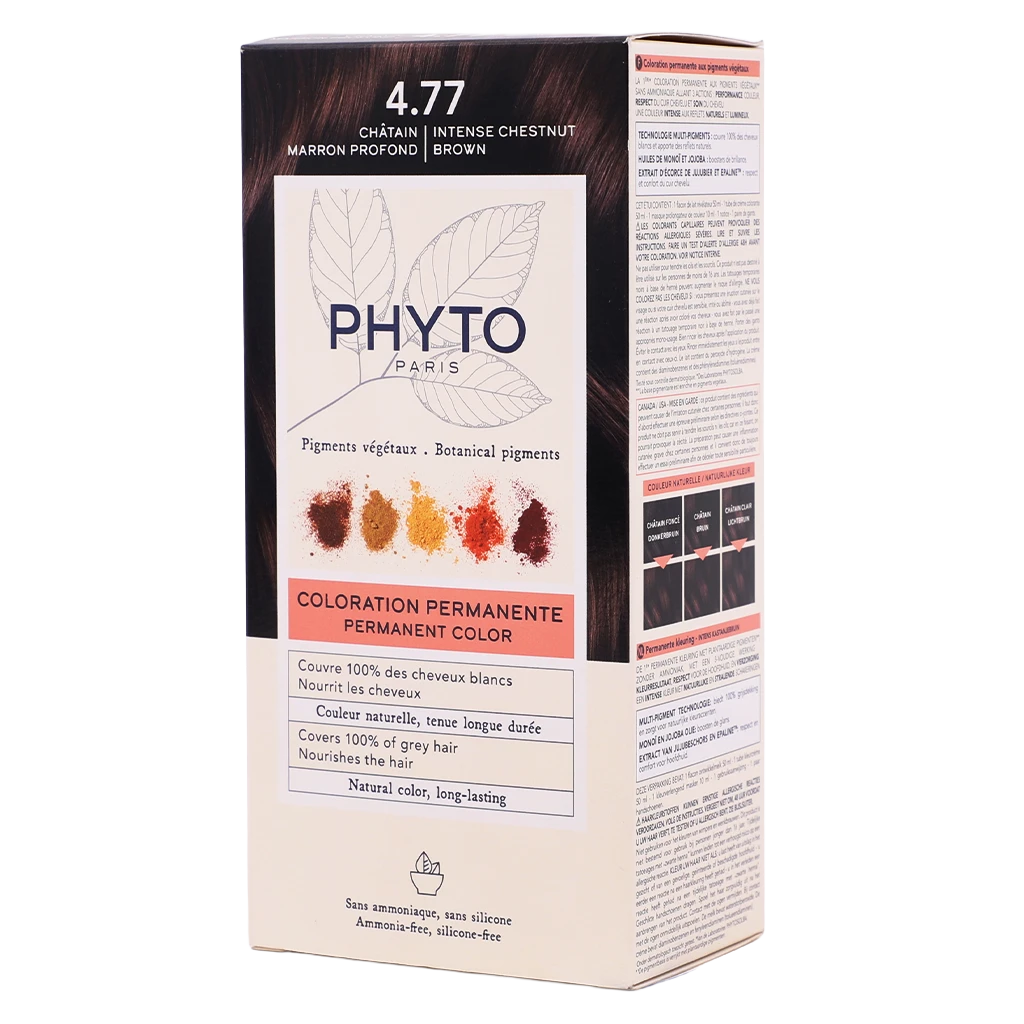 Phyto Color Hair Dye 4.77 Intense Chestnut Brown