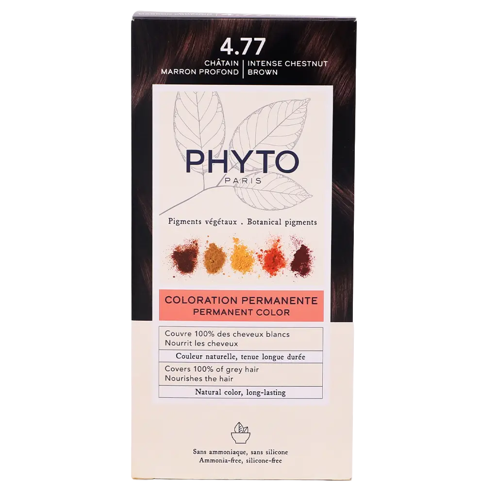 Phyto Color Hair Dye 4.77 Intense Chestnut Brown - view 2