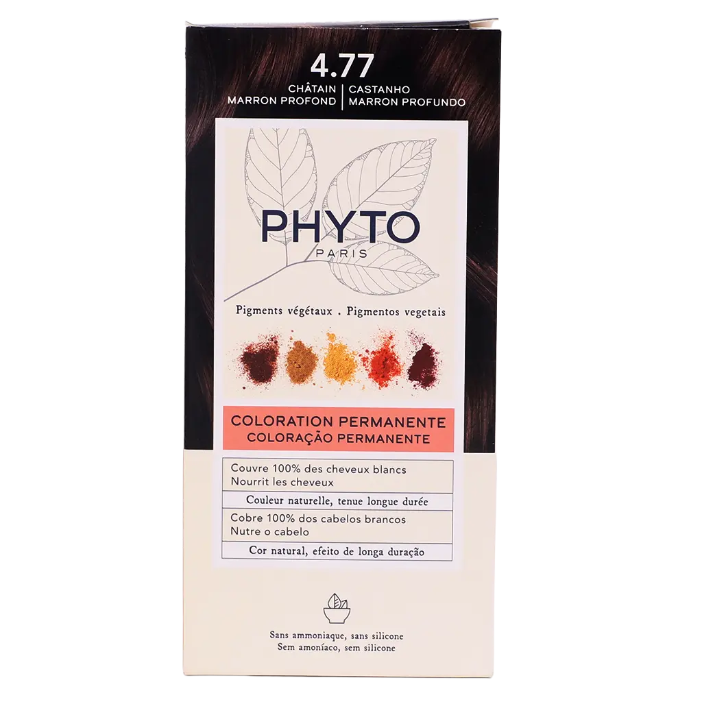Phyto Color Hair Dye 4.77 Intense Chestnut Brown - view 3