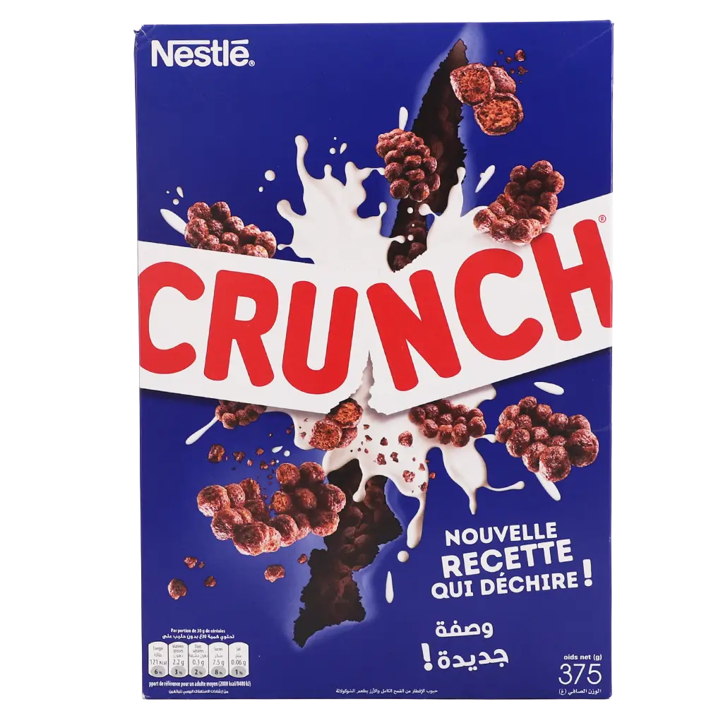 Crunch Chocolate Breakfast Cereals 375 gm - view 2