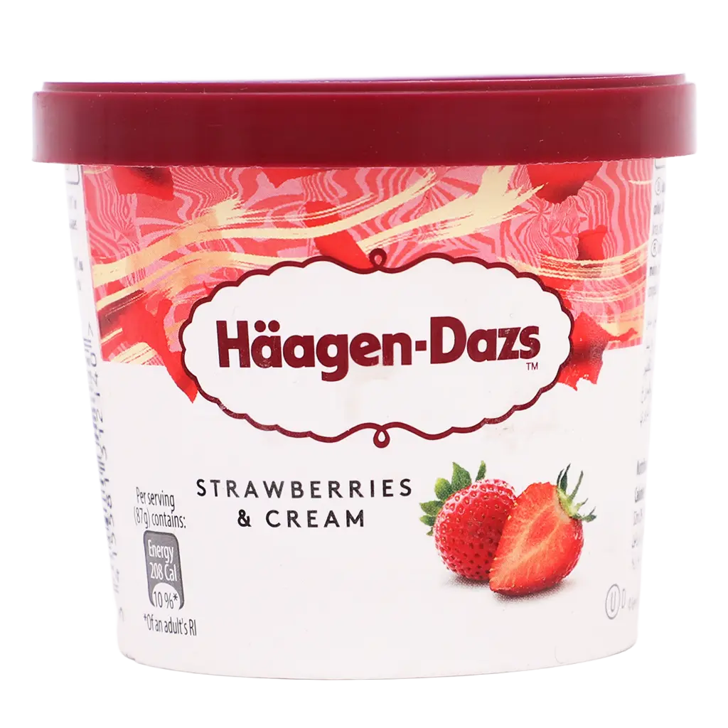 HaagenDazs Cup Strawberry And Cream 100 ml - view 1