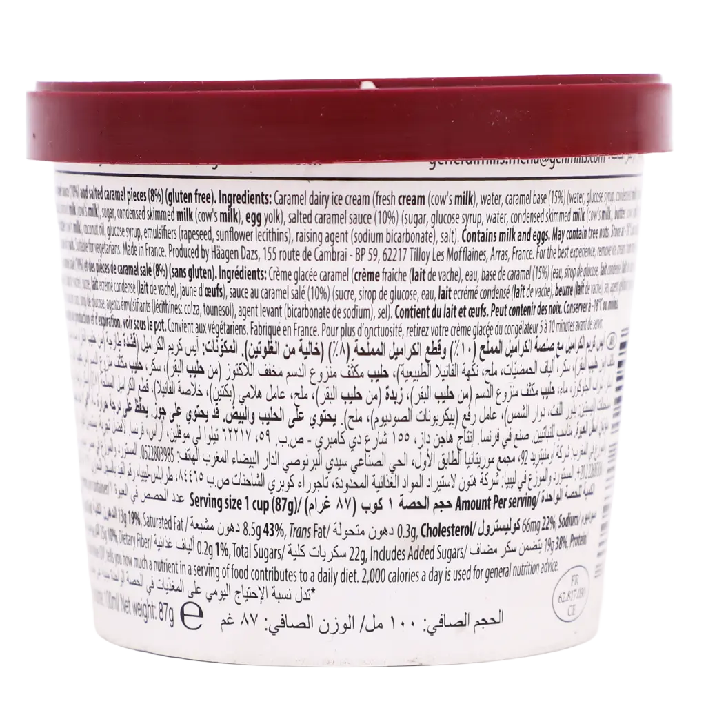 HaagenDazs Cup SaltedCaramel 100 ml - view 2