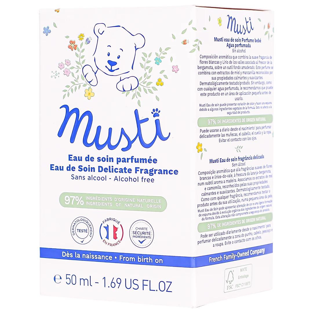 Mustela Musti Eau Soin Delicate Fragrance 50 ml