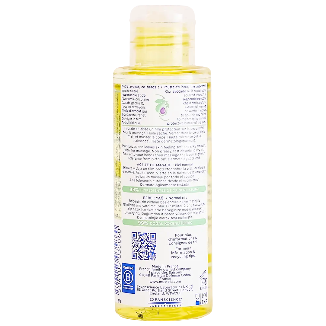 Mustela Baby Massage Oil For Kids 100 ml - view 2
