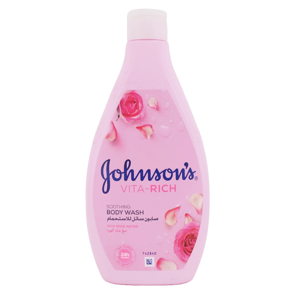 Johnson's Body Wash Rose Water 400 ml