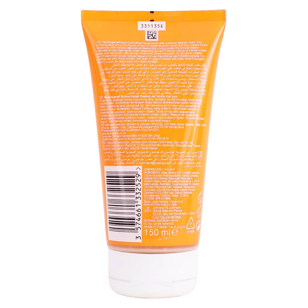 Neutrogena Visibly Clear & Protect Smoothing Scrub 150 ml - view 3
