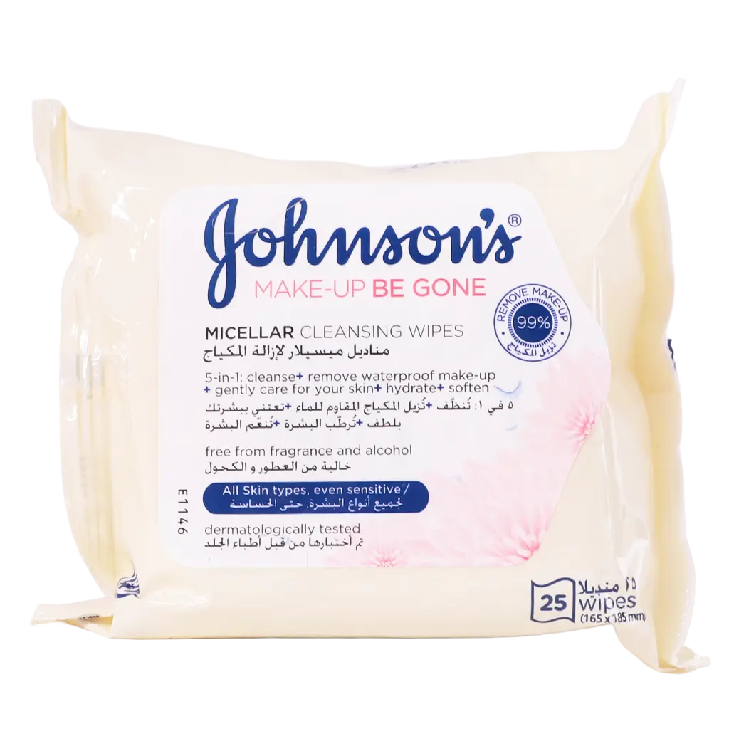 Johnson's Face Micellar Wipes For Sensitive Skin 25 pcs - view 2