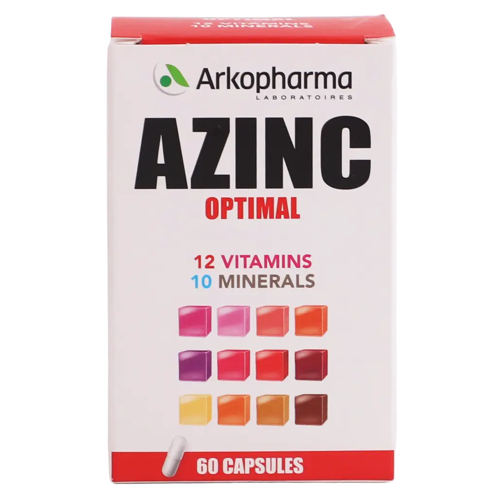 Arkopharma Food Supplement Azinc Optimal 60 Capsules - view 2
