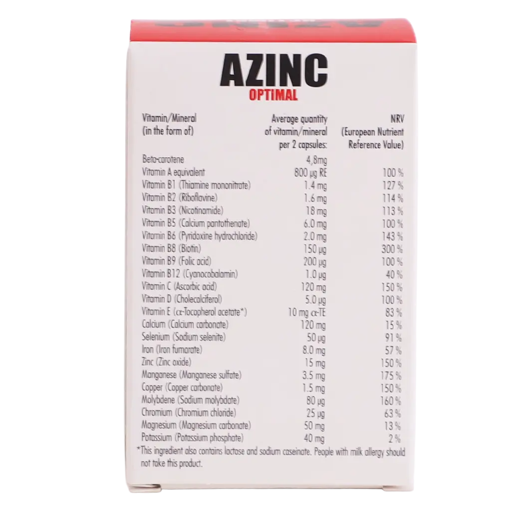 Arkopharma Food Supplement Azinc Optimal 60 Capsules - view 3