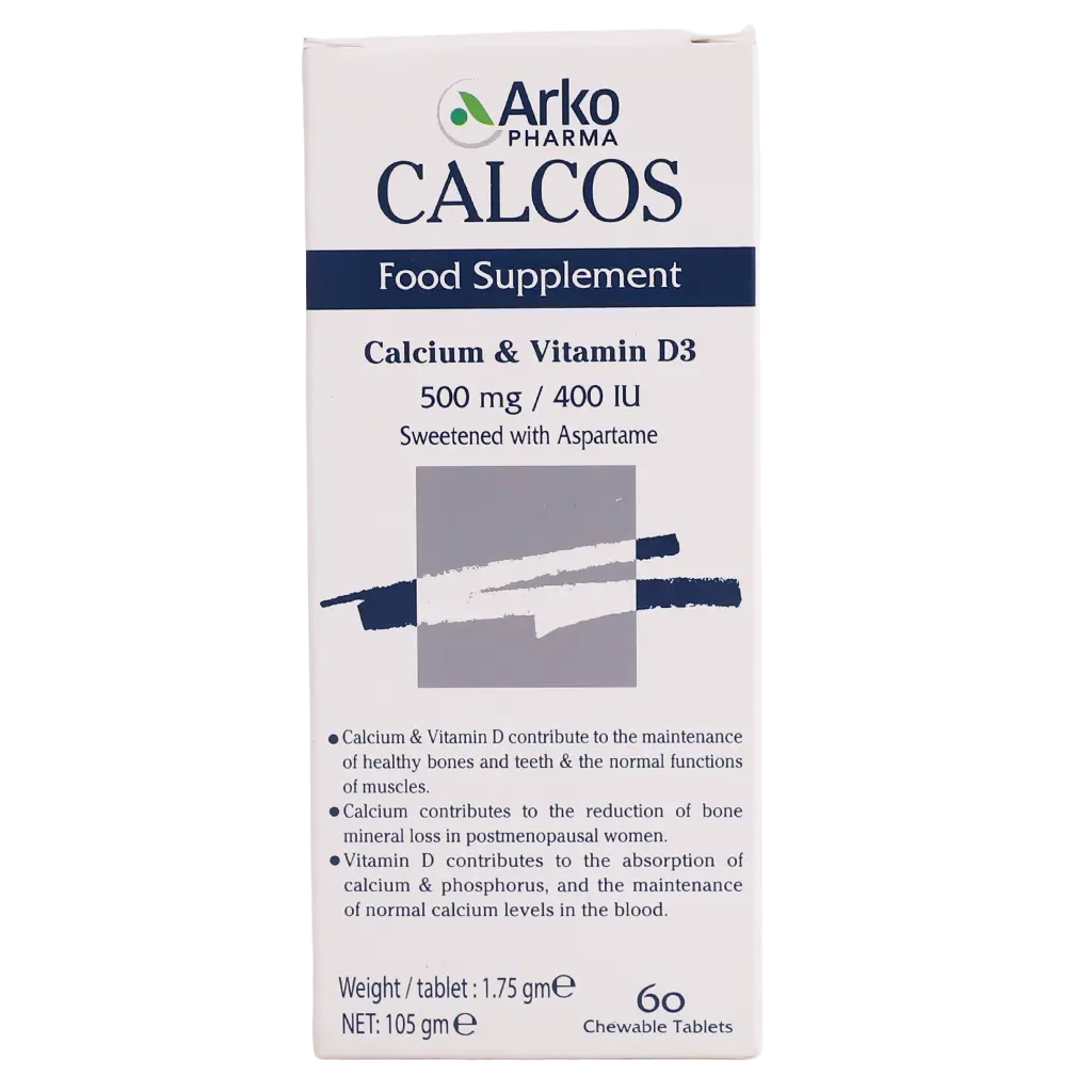 Arkopharma Calcos 60 Chewable Tabs - view 3
