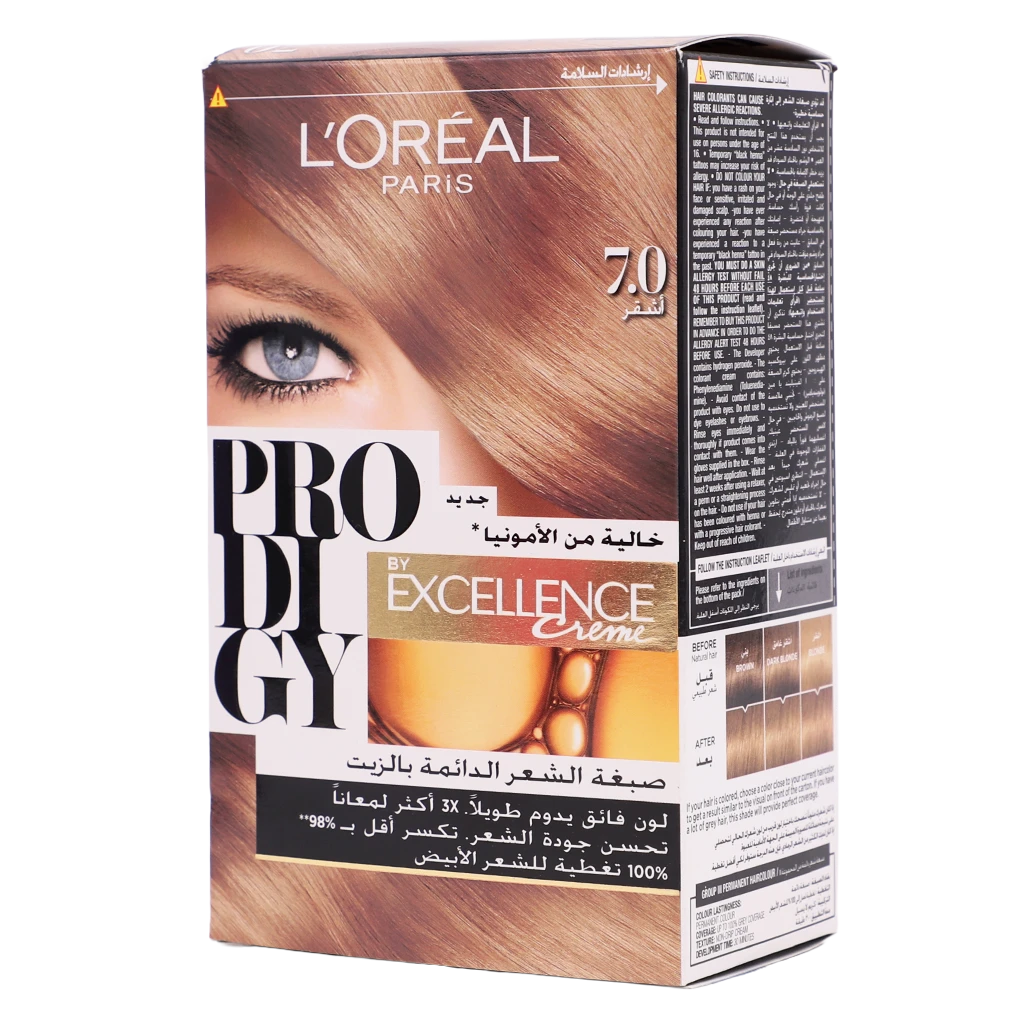 L'Oreal Paris Prodigy Hair Coloring Blonde 7.0