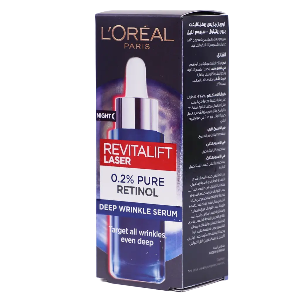 L'Oreal Paris Pure Retinol Night Serum Revitalift Laser Face Serum Deep Anti-Wrinkle Serum 30 ml - view 2