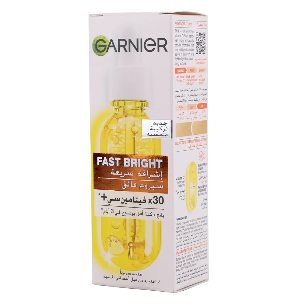 Garnier SkinActive Fast Bright 30 x Vitamin C Face Serum 30ml - view 3