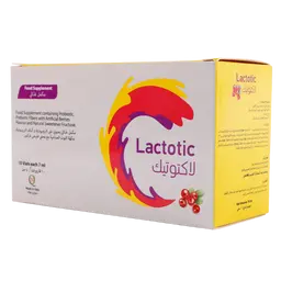 لاكتوتيك بنكهة التوت للهضم - 10 قارورات / 7 مل