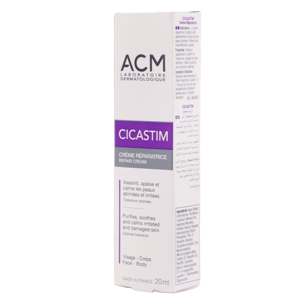 Acm Cicastim Soothing And Repairing Cream 20 ml 