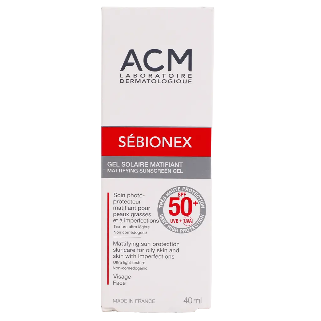 Acm Sebionex Mattifying Sunscreen Gel 40 ml - view 3