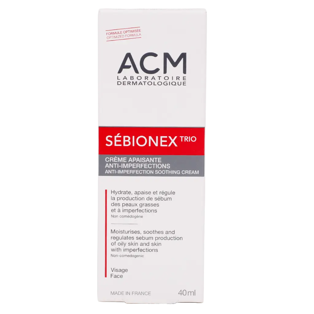 Acm Laboratoire Dermatologique Sebionex Trio Cream 40ml - view 3