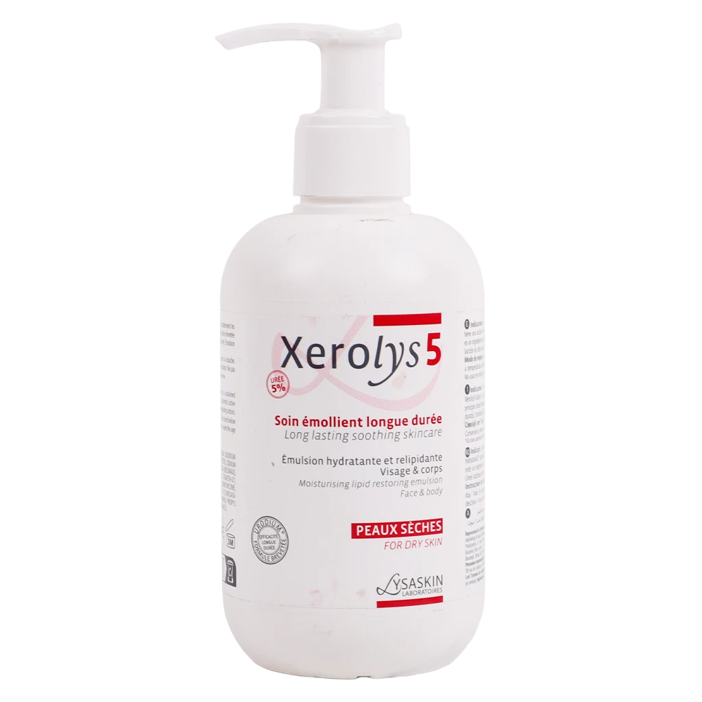 Lysaskin Xerolys 5 Emollient Emulsion For Dry Skin 200 ml