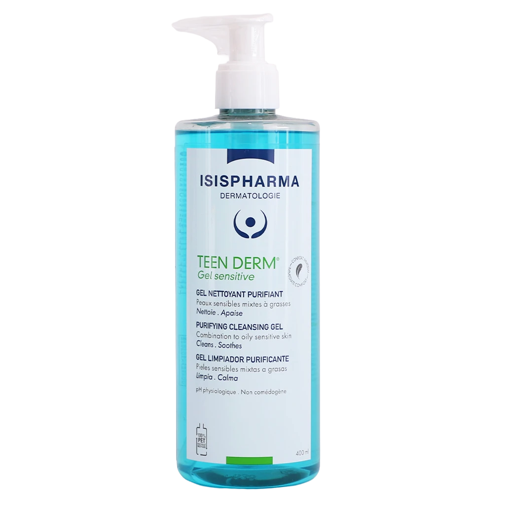 Isis Teen Derm Gel Sensitive For Oily Skin 400 ml