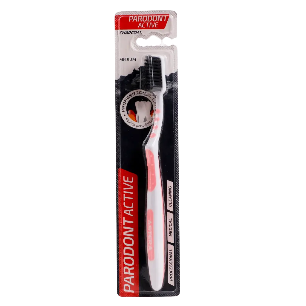 Parodont Toothbrush Active Charcoal Medium Bristles - view 1