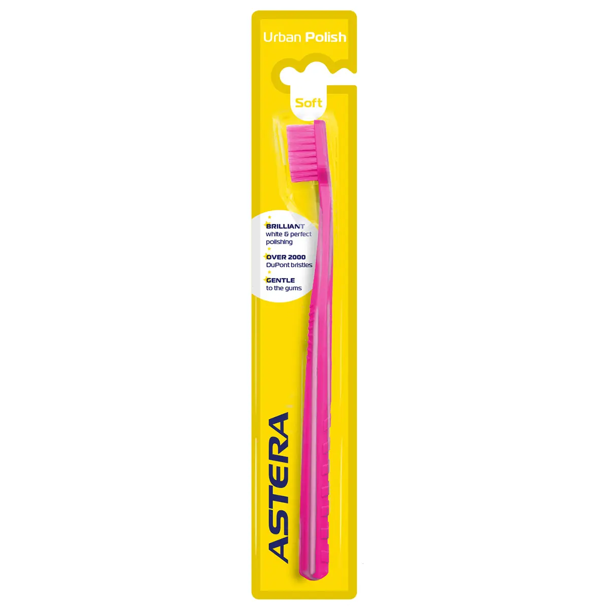 Astera Toothbrush Urban Polish Soft Bristles Pink  - view 1