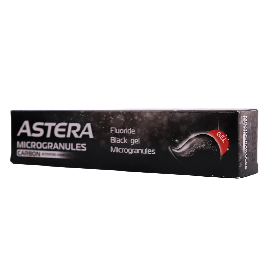 Astera Microbeads Carbon Gel Toothpaste 75ml