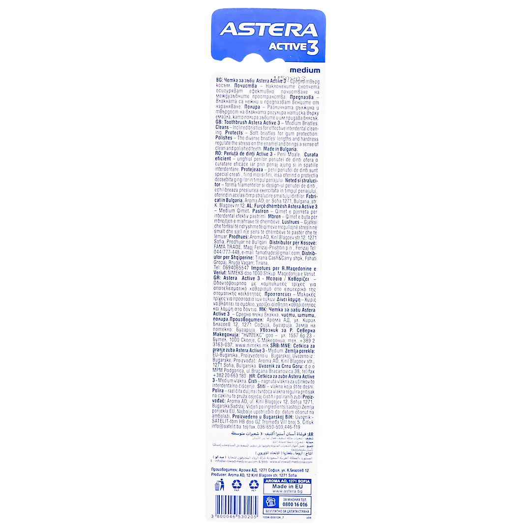 Astera Toothbrush Active 3 Medium Bristles - view 2