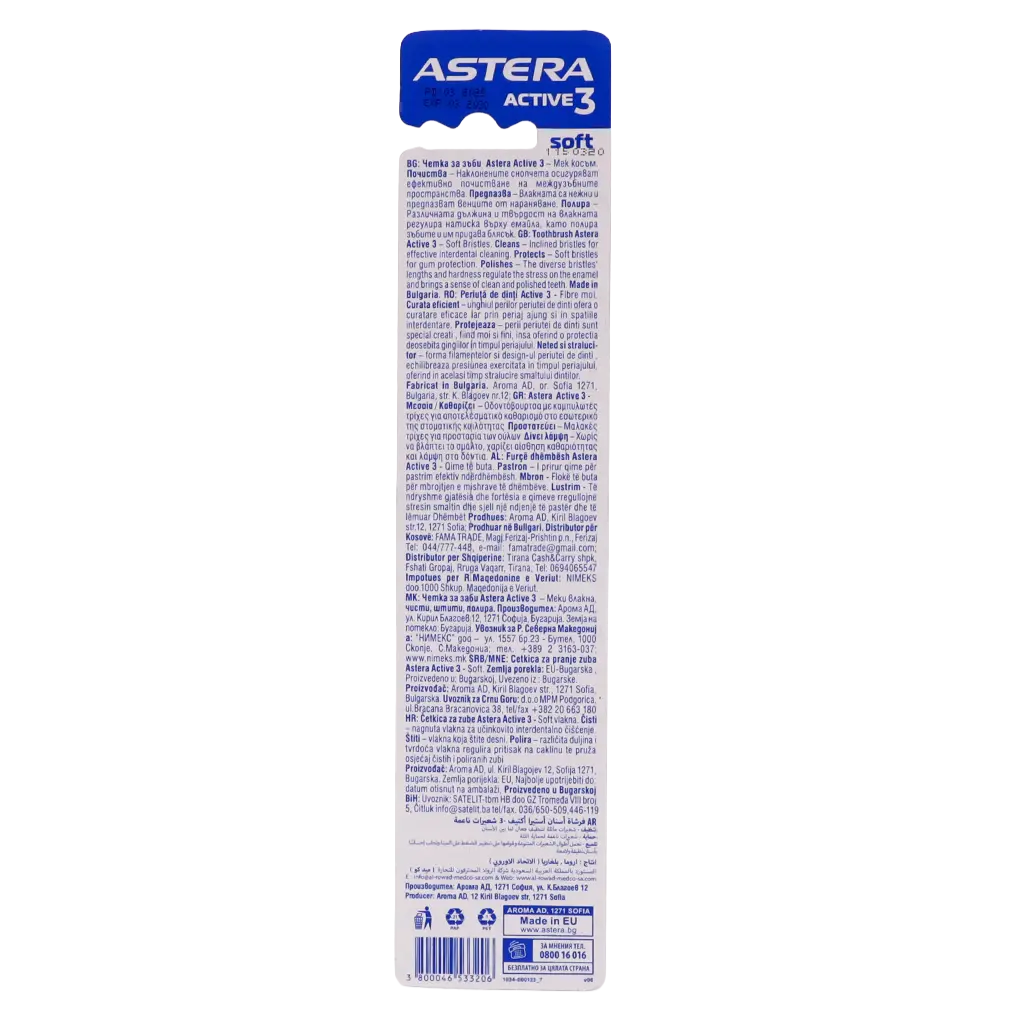 Astera Toothbrush Active 3 Soft Bristles - view 2