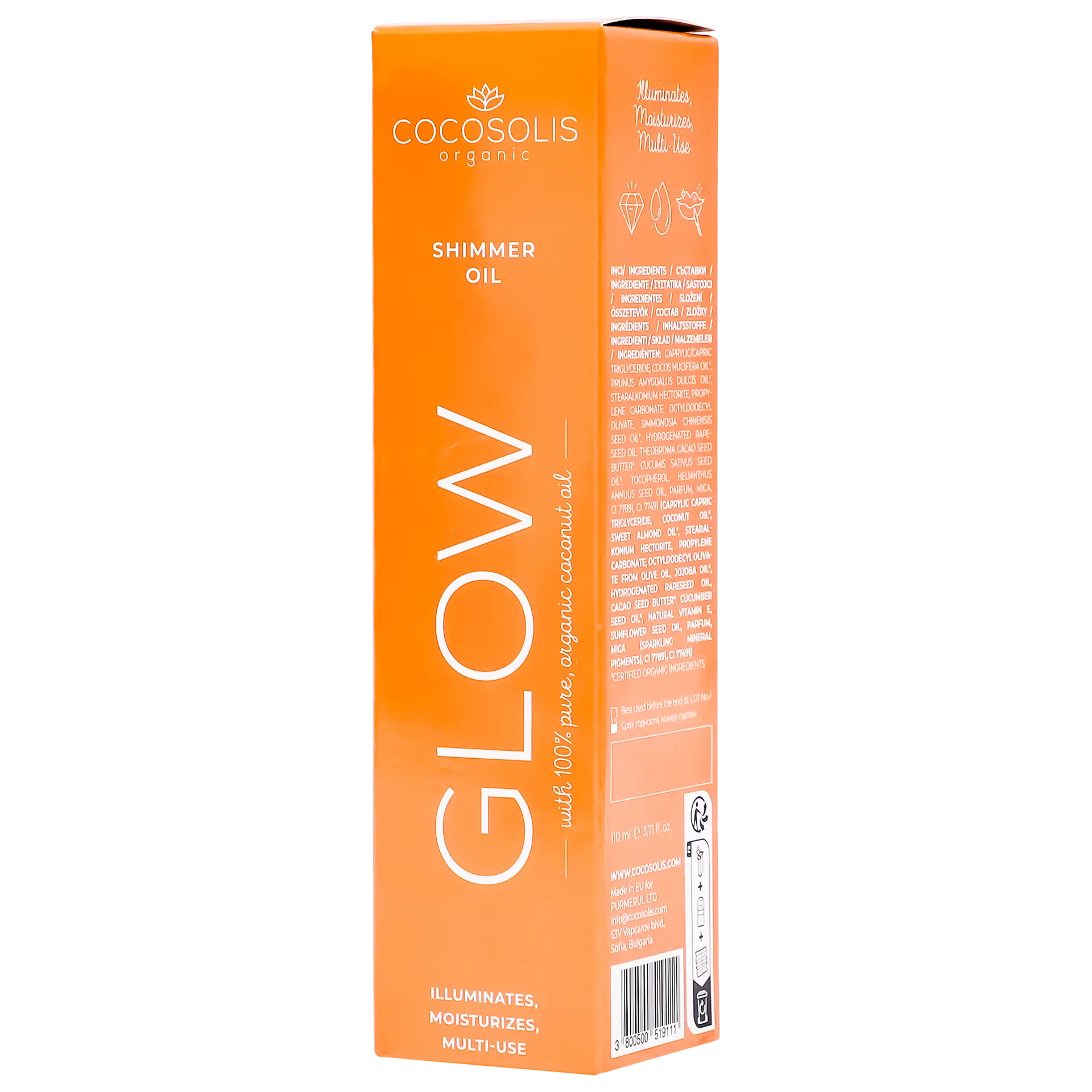 Cocosolis Glow Shimmer Oil 110ml - view 2