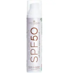 كوكوسوليس لوشن واقي شمس طبيعي بعامل حماية SPF50 للوجه والجسم 100 جم