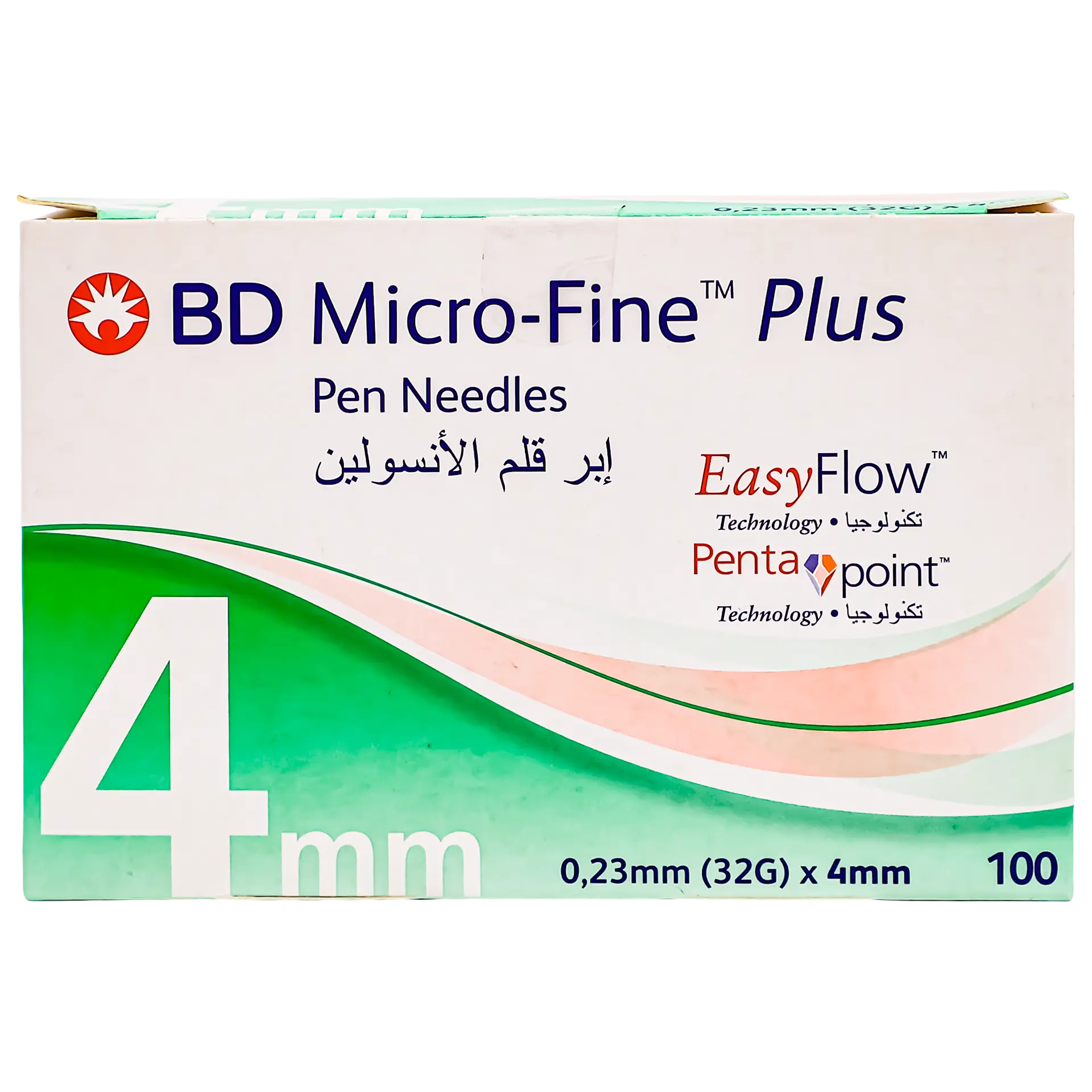 BD Microfine Plus Pentapoint Insulin Pen Needles 4mm 100pcs - view 2