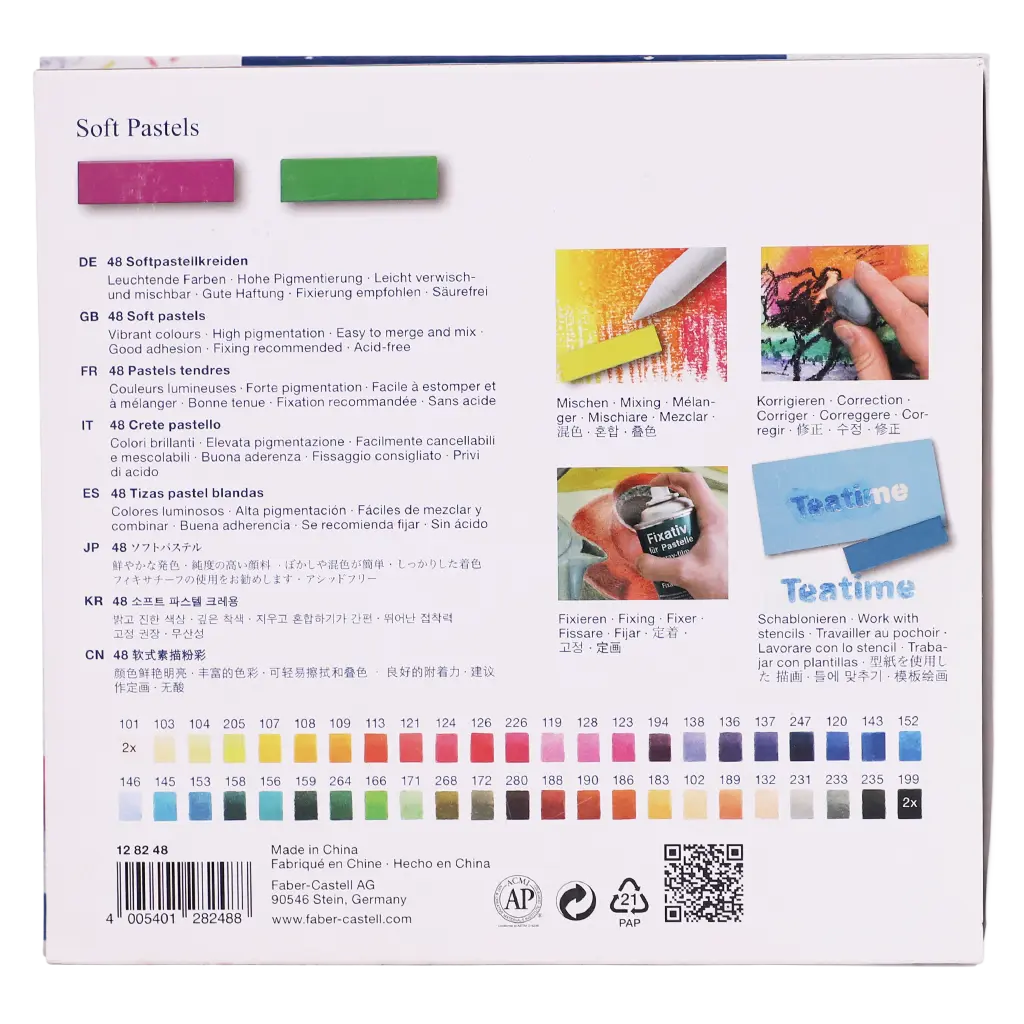 Faber Castell Soft Pastel Creative Studio Short 48 Color - view 4