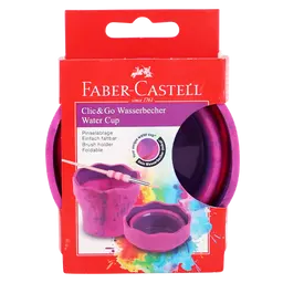 Faber Castell  Water cup pink marble