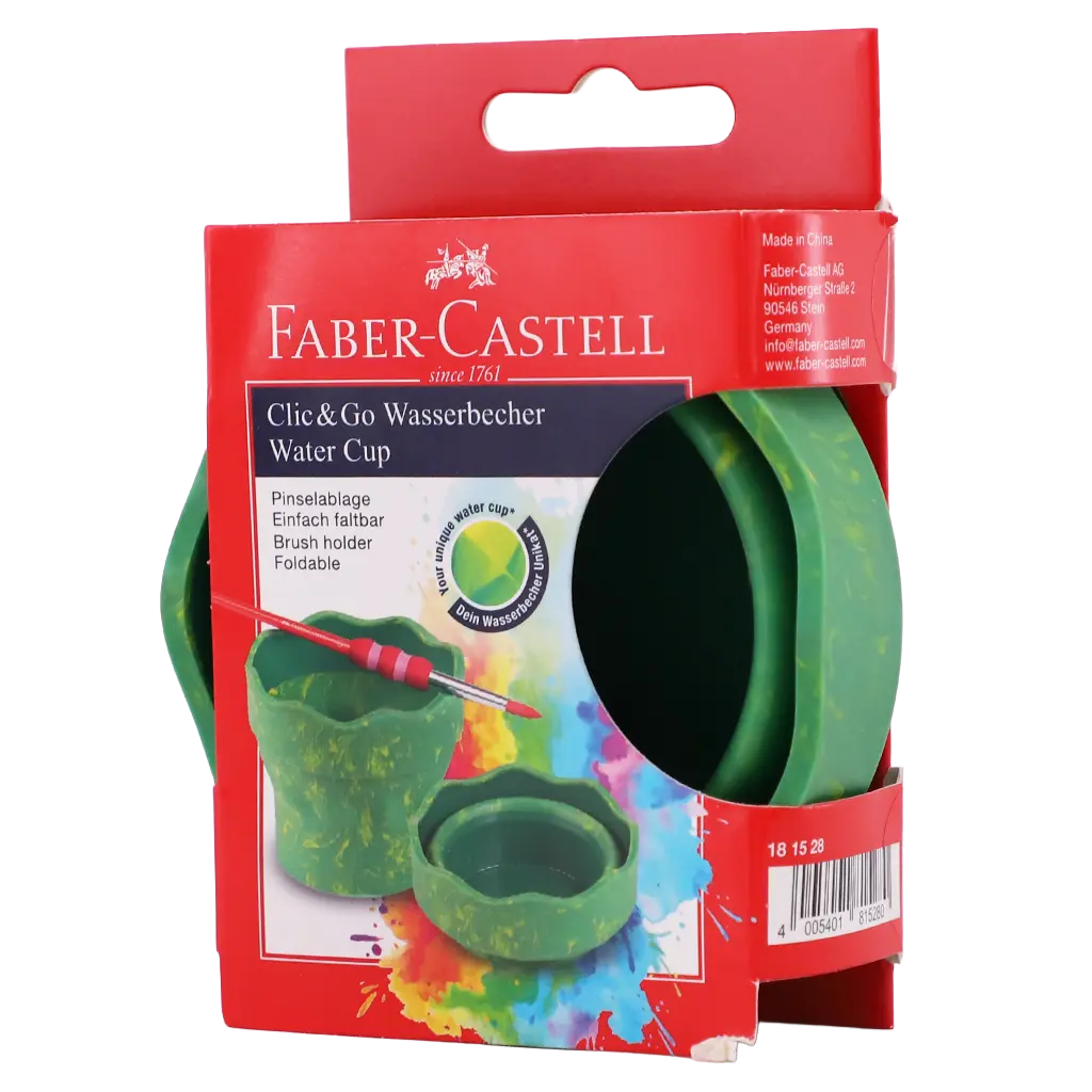 Faber Castell  Water cup  green marble - view 1